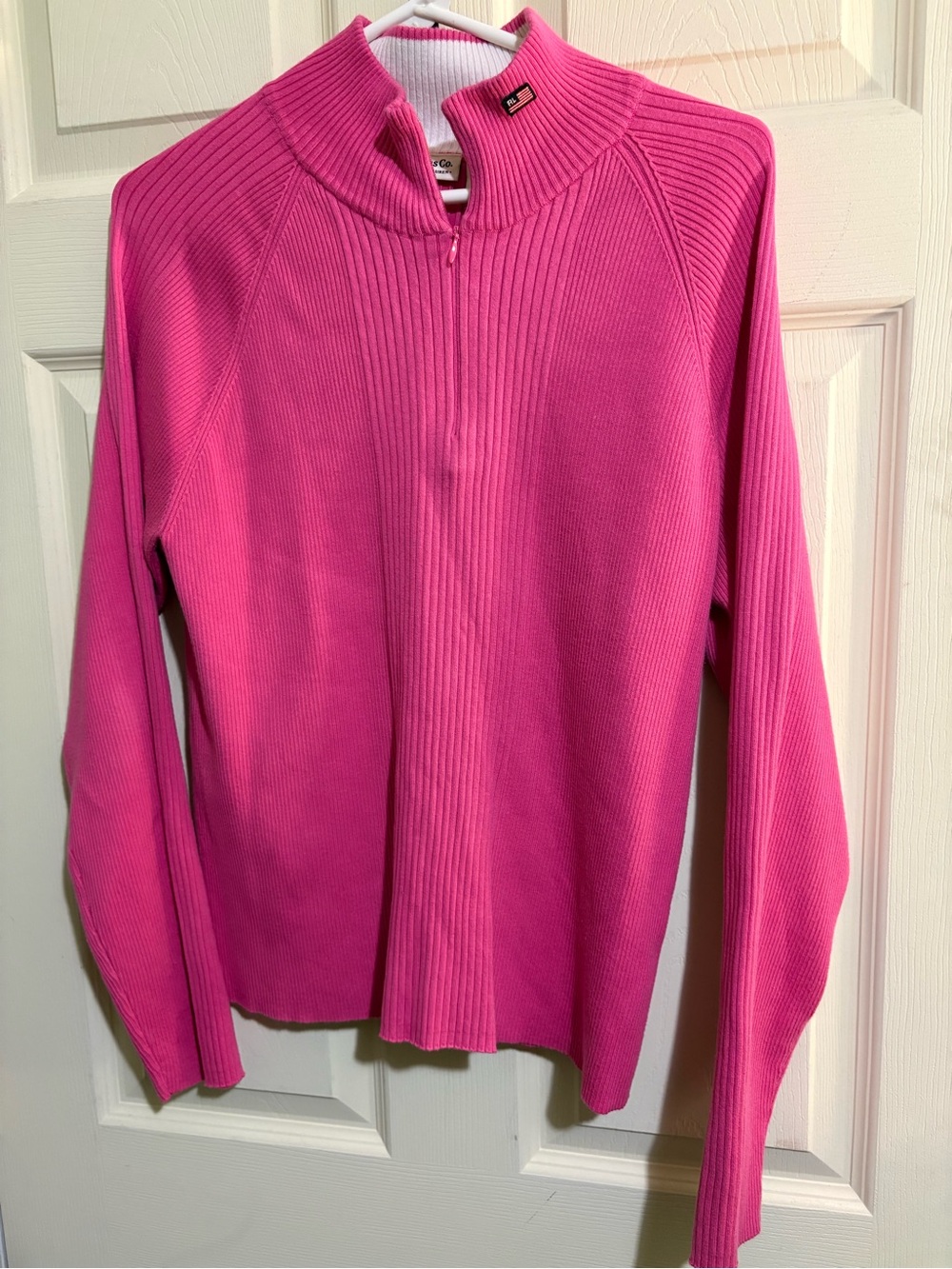 Polo Jeans Co. Ralph Lauren Women’s Y2K Ribbed Quarter Zip Sweater